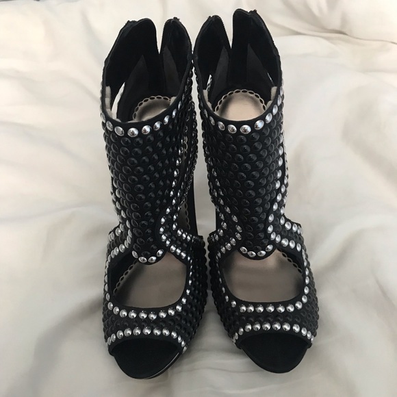 Studded Black Heels from Bebe - Picture 2 of 6